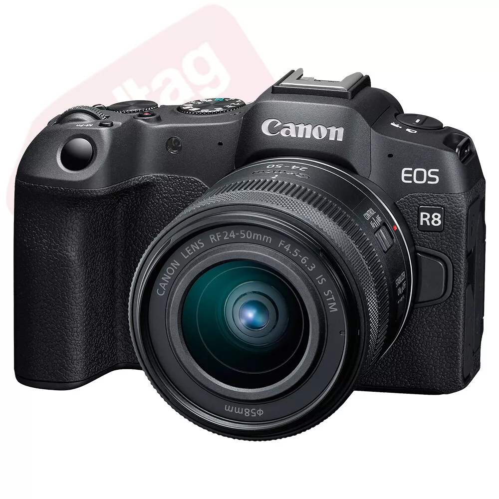 Canon EOS R8 Mirrorless Digital Camera with RF 24-50mm f/4.5-6.3 IS STM Lens